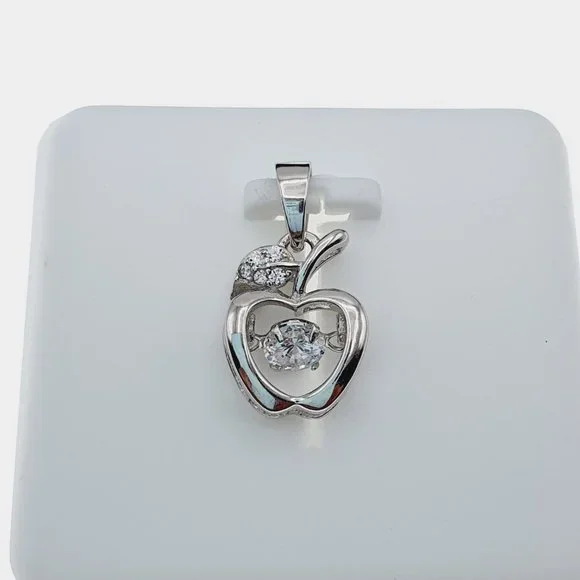 "#925 Sterling Silver Cubic Zircon Pendant for Women/Girls, US925P1123 - Picture 11 of 11